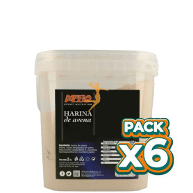 Pack 6x HARINA DE AVENA BROWNIE 2Kg. MEGAPLUS