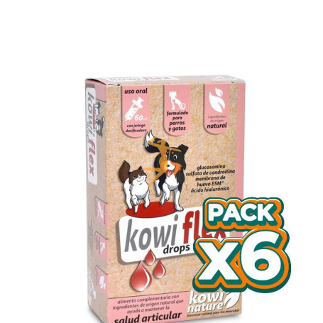 Pack 6x Kowi Flex Drops, 60 ml KOWI NATURE