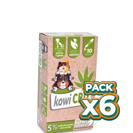 Pack 6x Kowi CBD, 10 ml KOWI NATURE
