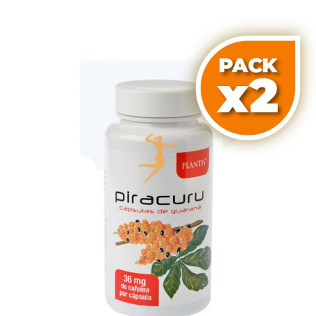 Pack 2x GUARANA PIRACURU 60 CÁPSULAS PLANTIS