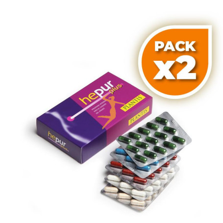 Pack 2x HEPUR PLUS 90 CÁPSULAS PLANTIS