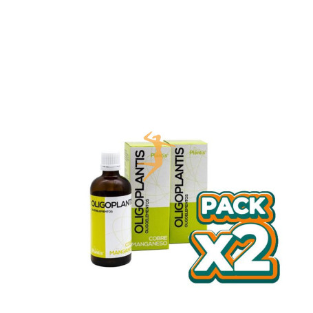 Pack 2x OLIGOPLANTIS COBRE-MANGANESO 100 ml ARTESANIA AGRICOLA