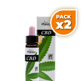 Pack 2x CBD 5% GOTAS 500MG 10 ML PLANTIS