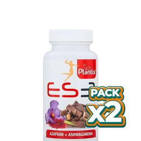 Pack 2x ES3 AZAFRÁN + ASHWAGANDHA 30 CÁPSULAS PLANTIS