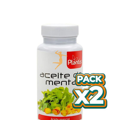Pack 2x ACEITE DE MENTA 60 PERLAS PLANTIS