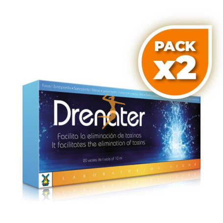 Pack 2x DRENATER 20 VIALES TEGOR