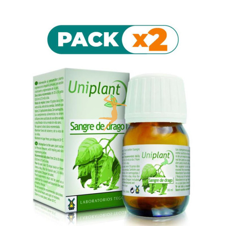 Pack 2x UNIPLANT SANGRE DE DRAGO 30Ml. TEGOR