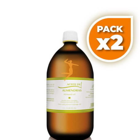 Pack 2x ACEITE DE ALMENDRAS 1Lt. TEGOR