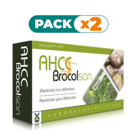 Pack 2x AHCC BROCOLSAN 60 CÁPSULAS TEGOR