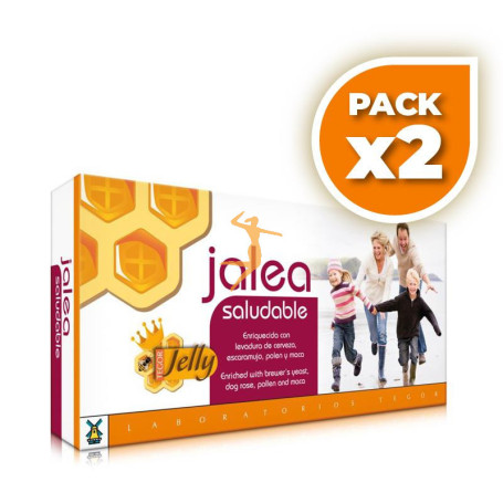 Pack 2x JALEA SALUDABLE 20 VIALES DE 10Ml. TEGOR