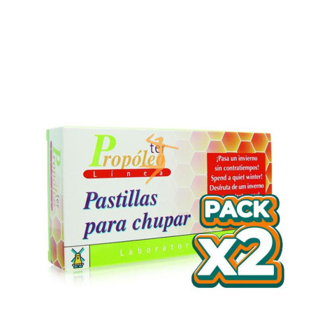 Pack 2x PROPOLEOTER 30 PASTILLAS CHUPAR TEGOR