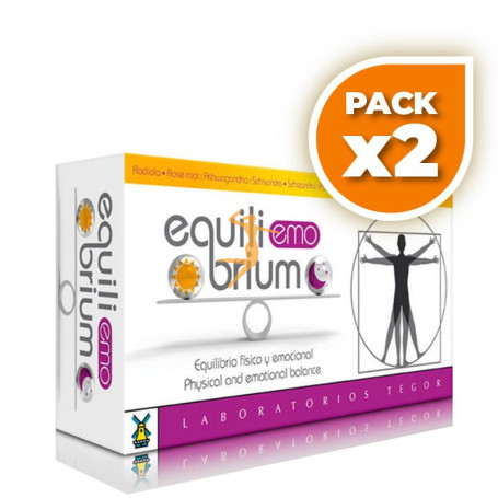 Pack 2x EQUILIBRIUM EMO 60 CÁPSULAS TEGOR