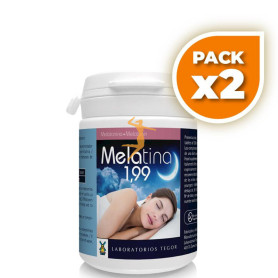 Pack 2x MELATINA 1.99Gr. 60 COMPRIMIDOS TEGOR