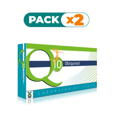 Pack 2x Q10 UBIQUINOL 28 CÁPSULAS TEGOR