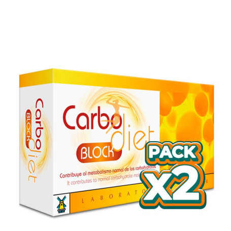 Pack 2x CARBODIET BLOCK 60 CÁPSULAS TEGOR