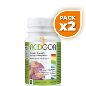 Pack 2x ACIDGOR 40 COMPRIMIDOS TEGOR