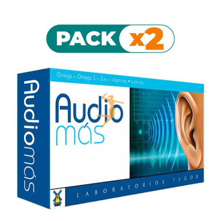 Pack 2x AUDIOMÁS 40 CÁPSULAS TEGOR