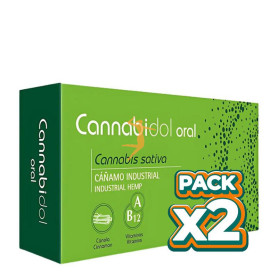 Pack 2x CANNABIDOL ORAL 60 CÁPSULAS TEGOR