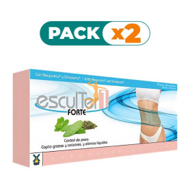 Pack 2x ESCULTER FORTE 1 20 VIALES + 40 COMPRIMIDOS TEGOR