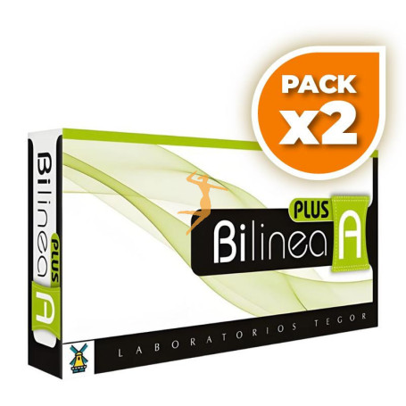 Pack 2x BILINEA PLUS A 40 CAPSULAS TEGOR