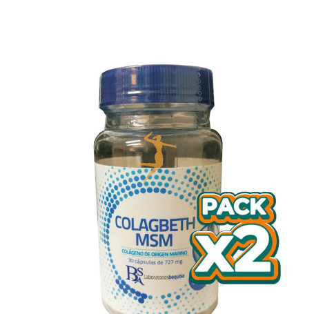Pack 2x COLAGBETH MSM 60 CÁPSULAS BEQUISA