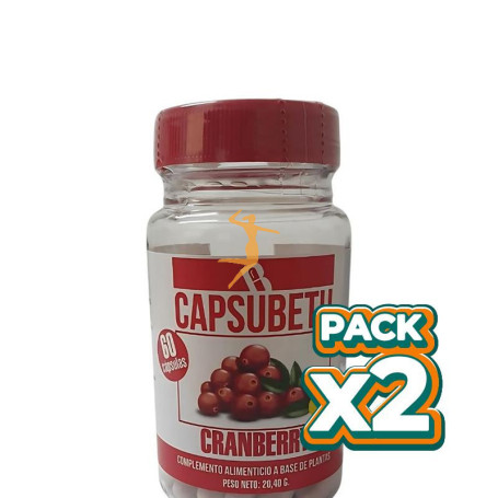 Pack 2x CAPSUBETH CRANBERRY 60 CÁPSULAS BEQUISA