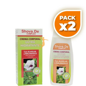 Pack 2x CREMA CORPORAL ULTRA HIDRATANTE 250Ml. SHOVA.DE