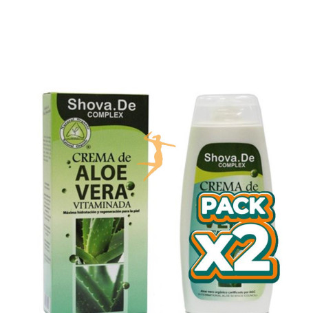 Pack 2x CREMA ALOE VERA COMPLEX 250Ml. SHOVA.DE