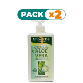 Pack 2x CREMA ALOE VERA COMPLEX 1Lt. SHOVA.DE