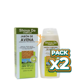 Pack 2x JABÓN AVENA DE 250 ML SHOVA.DE