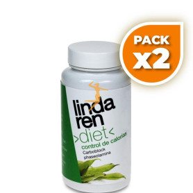 Pack 2x CARBÓN BLOCK 60 CÁPSULAS LINDA REN DIET