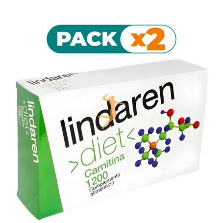 Pack 2x CARNITINA 1200 20 AMPOLLAS LINDAREN DIET