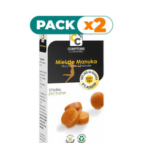 Pack 2x PASTILLAS 100% MIEL DE MANUKA IAA10+ COMPTOIRS & COMPAGNIES