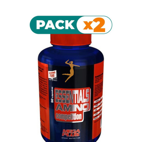 Pack 2x ESSENTIALS AMINOS COMPETITION 90 CAPSULAS MEGAPLUS
