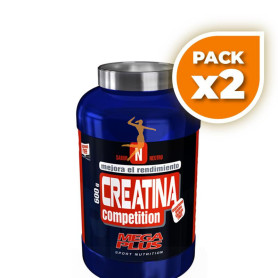 Pack 2x CREATINA COMPETITION 600Gr. MEGAPLUS