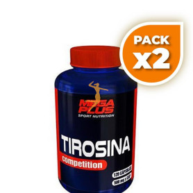 Pack 2x TIROSINA COMPETITION 120 CAPSULAS MEGAPLUS