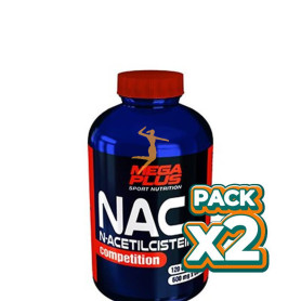 Pack 2x NAC N-ACETILCISTEINA COMPETITION 120 COMPRIMIDOS MEGAPLUS
