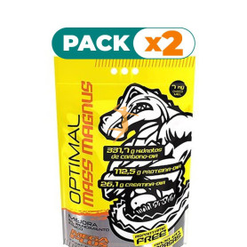 Pack 2x OPTIMAL MASS MAGNUS BROWNIE 7Kg. MEGAPLUS
