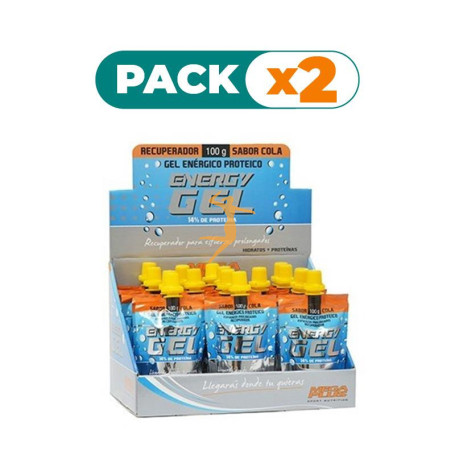 Pack 2x ENERGY GEL 100Gr. MEGAPLUS