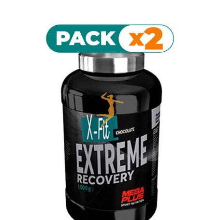 Pack 2x EXTREME RECOVERY XFIT CHOCO 1Kg. MEGAPLUS