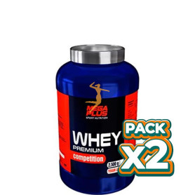 Pack 2x WHEY PREMIUM 2,5Kg. MEGAPLUS