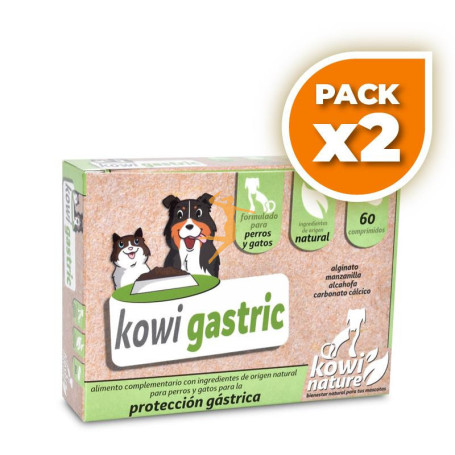 Pack 2x Kowi Gastric, 60 comprimidos KOWI NATURE