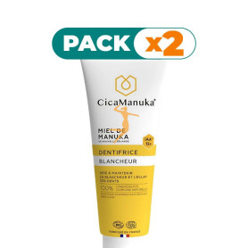 Pack 2x PASTA DENTAL BLANQUEADORA 75ML CICAMANUKA