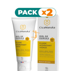 Pack 2x FLUIDO FACIAL HIDRATANTE 50ML CICAMANUKA