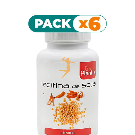 Pack 6x LECITINA DE SOJA 220 PERLAS PLANTIS