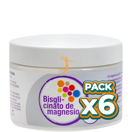 Pack 6x BISGLICINATO DE MAGNESIO 150G PLANTIS