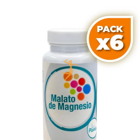 Pack 6x MALATO DE MAGNESIO 60 CÁPSULAS PLANTIS