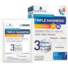 TRIPLE MAGNESIO 20 SOBRES NATYSAL