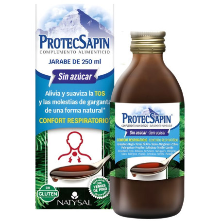 PROTECSAPIN JARABE SIN AZÚCAR 250ML NATYSAL