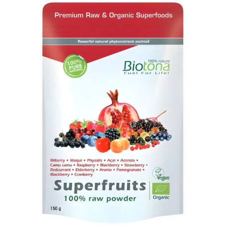 SUPERFRUTAS EN POLVO 150G BIOTONA